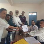 ಭಾಶೆಟ್ಟಿ ಹಳ್ಳಿ ಪಟ್ಟಣ ಪಂಚಾಯ್ತಿ ಚುನಾವಣೆ.. ಮೊದಲ ನಾಮಪತ್ರ ಸಲ್ಲಿಕೆ