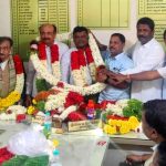 ಮಳ್ಳೂರು ರೇಷ್ಮೆ ಬೆಳೆಗಾರರ ಹಾಗೂ ರೈತರ ಸೇವಾ ಸಹಕಾರ ಸಂಘದ ನೂತನ ಅಧ್ಯಕ್ಷರಾಗಿ ಹೇಮಂತ್ ಕುಮಾರ್, ಉಪಾಧ್ಯಕ್ಷರಾಗಿ ಎನ್.ಅಣ್ಣಪ್ಪ. ಅವಿರೋಧ ಆಯ್ಕೆ.