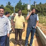 ಶಾಸಕ ಶರತ್ ಬಚ್ಚೇಗೌಡರಿಂದ ಕಾಮಗಾರಿ ವೀಕ್ಷಣೆ,